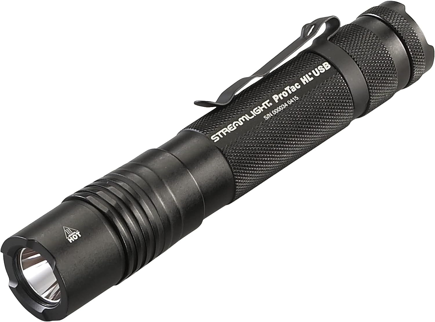 Streamlight 88052 Protac HL USB 1000-Lumen Multi-Fuel USB Rechargeable Professional Tactical Flashlight with USB Cable, and Holster, Black, Box