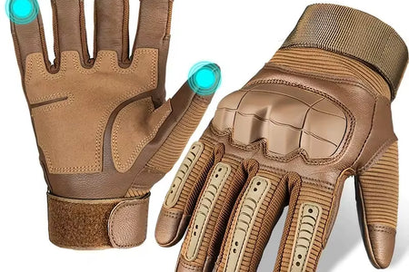 Ultimate Grip Fingerless Tactical Gloves – Touchscreen-Ready for Riders, Workers & Adventurers
