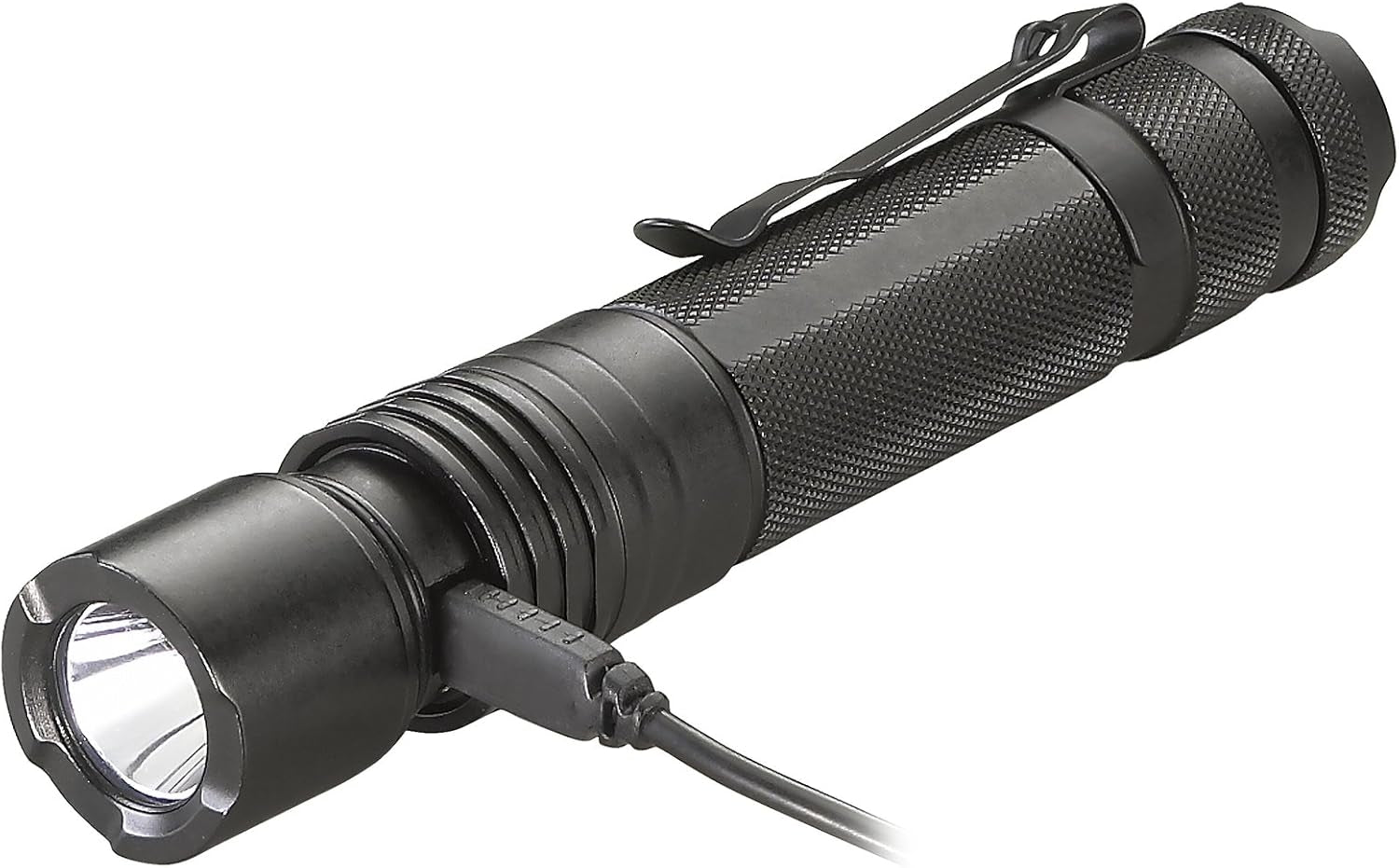 Streamlight 88052 Protac HL USB 1000-Lumen Multi-Fuel USB Rechargeable Professional Tactical Flashlight with USB Cable, and Holster, Black, Box